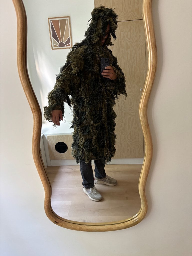 Ghillie Suit - Perfect voor themafeestjes of camouflage, Verzamelen, Ophalen of Verzenden, Landmacht, Overige gebieden, Kleding of Schoenen