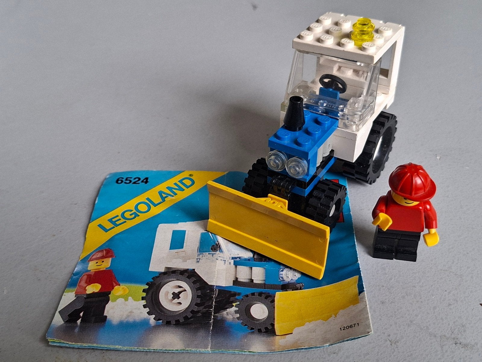 LEGO Legoland 6524 Sneeuwschuiver met Minifiguur, Gebruikt, Lego, Ophalen of Verzenden, Complete set