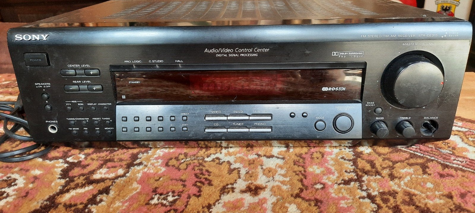 Sony receiver_ versterker, Ophalen, Sony