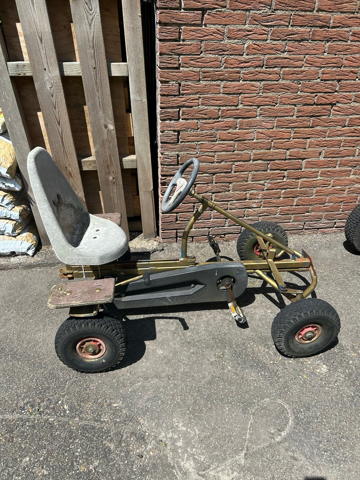 Oude skelter voor opknapbeurt - Gratis af te halen, Ophalen of Verzenden, Gebruikt, Overige merken