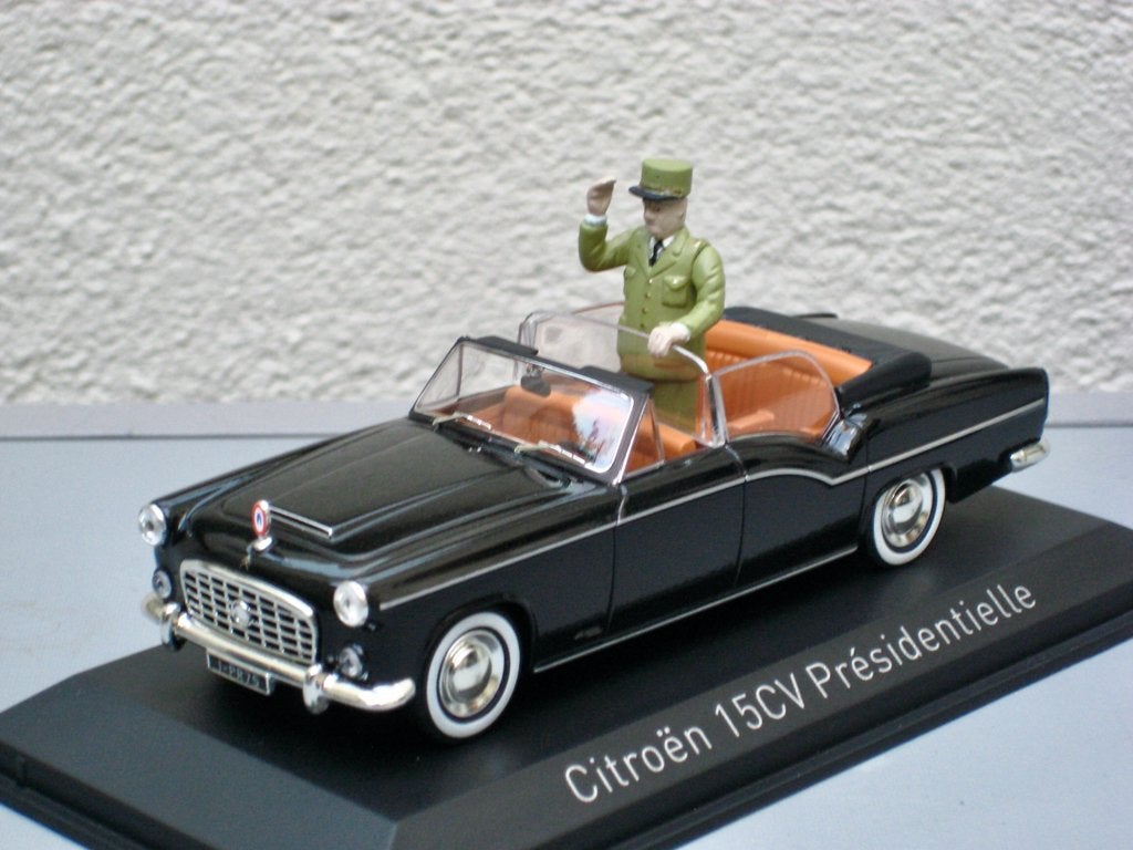Citroen 15CV Chapron Présidentielle '68 De Gaulle Norev 1:43, Ophalen of Verzenden, Nieuw, Auto, Norev