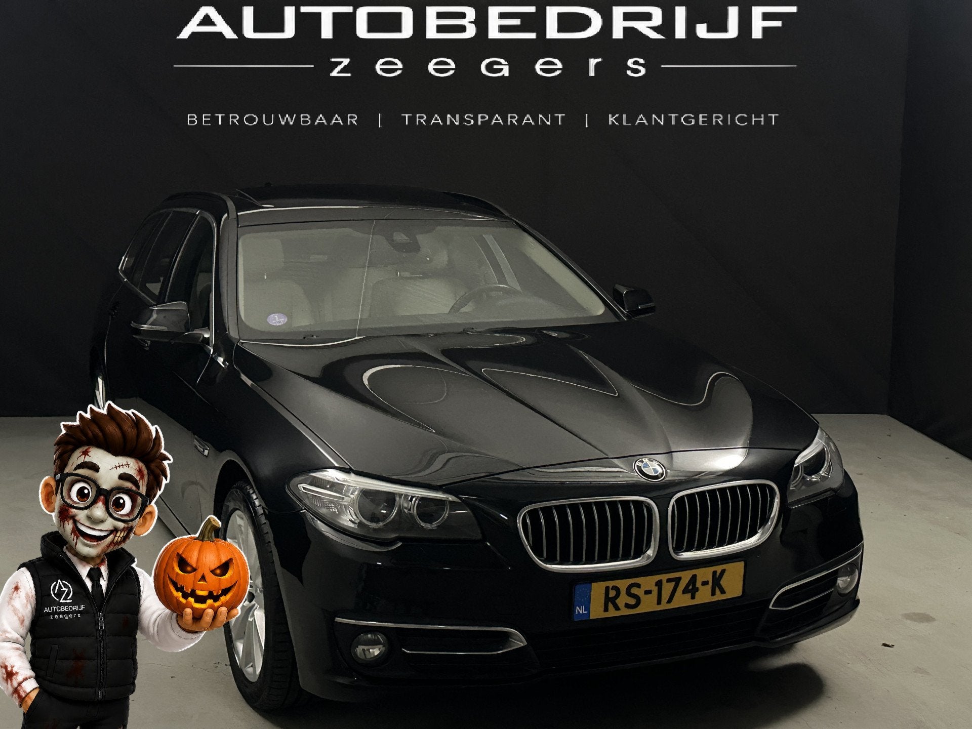 BMW 5 Serie Touring 520i High Executive Luxury *CC*AC*Pano*H, Auto's, Automaat, Gebruikt, Euro 6, 4 cilinders