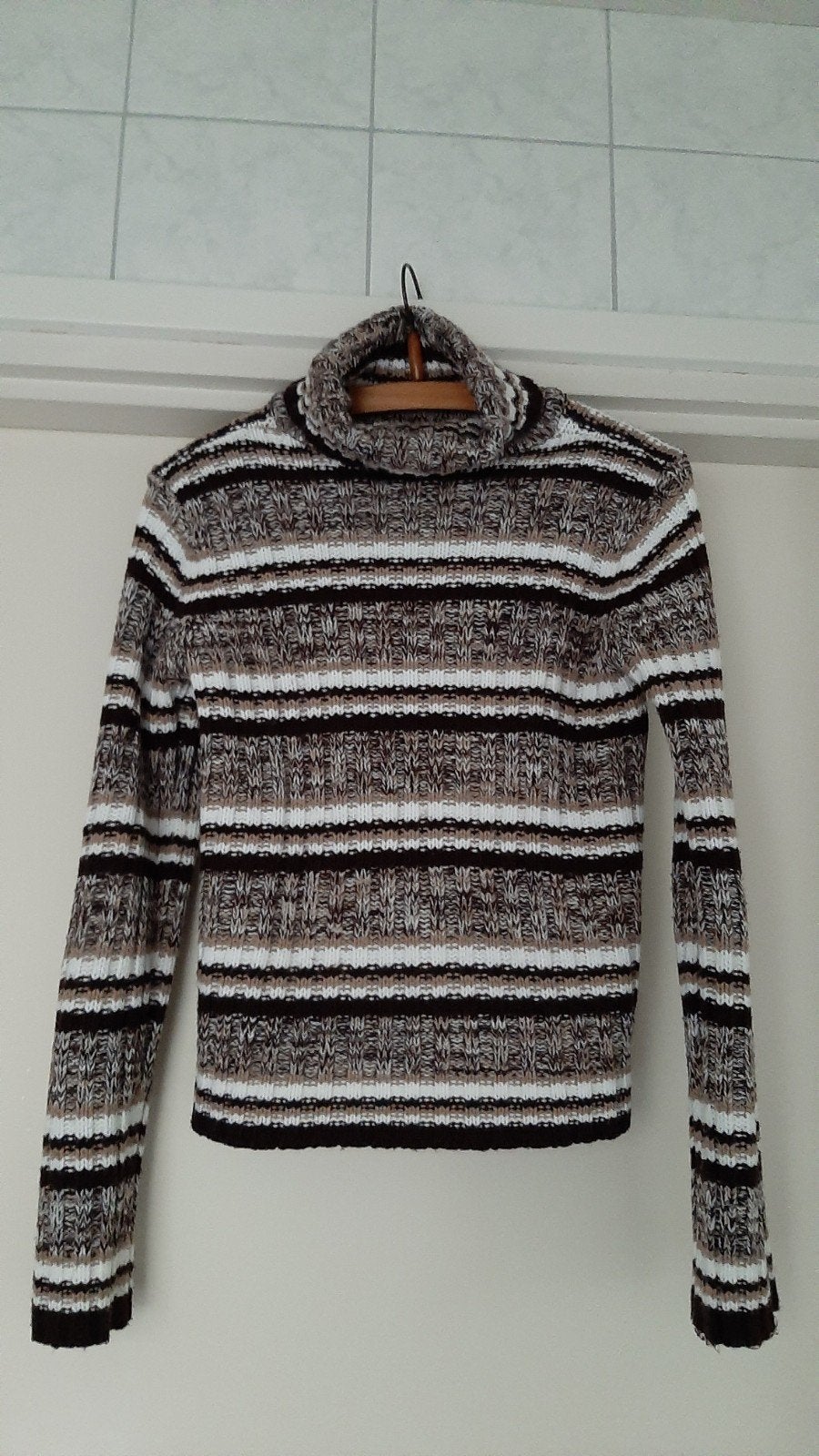 ZGAN WIT/BRUIN/BEIGE/GEMÊLEERDE VILA COLTRUI MAAT XS, VILA, Overige kleuren, Ophalen of Verzenden, Zo goed als nieuw