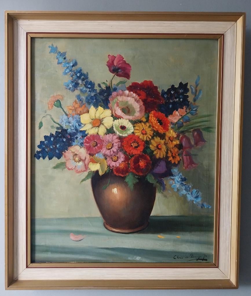 Chris de Bruijn jr. (1901-1974) - Bloemstilleven - 1930, Ophalen