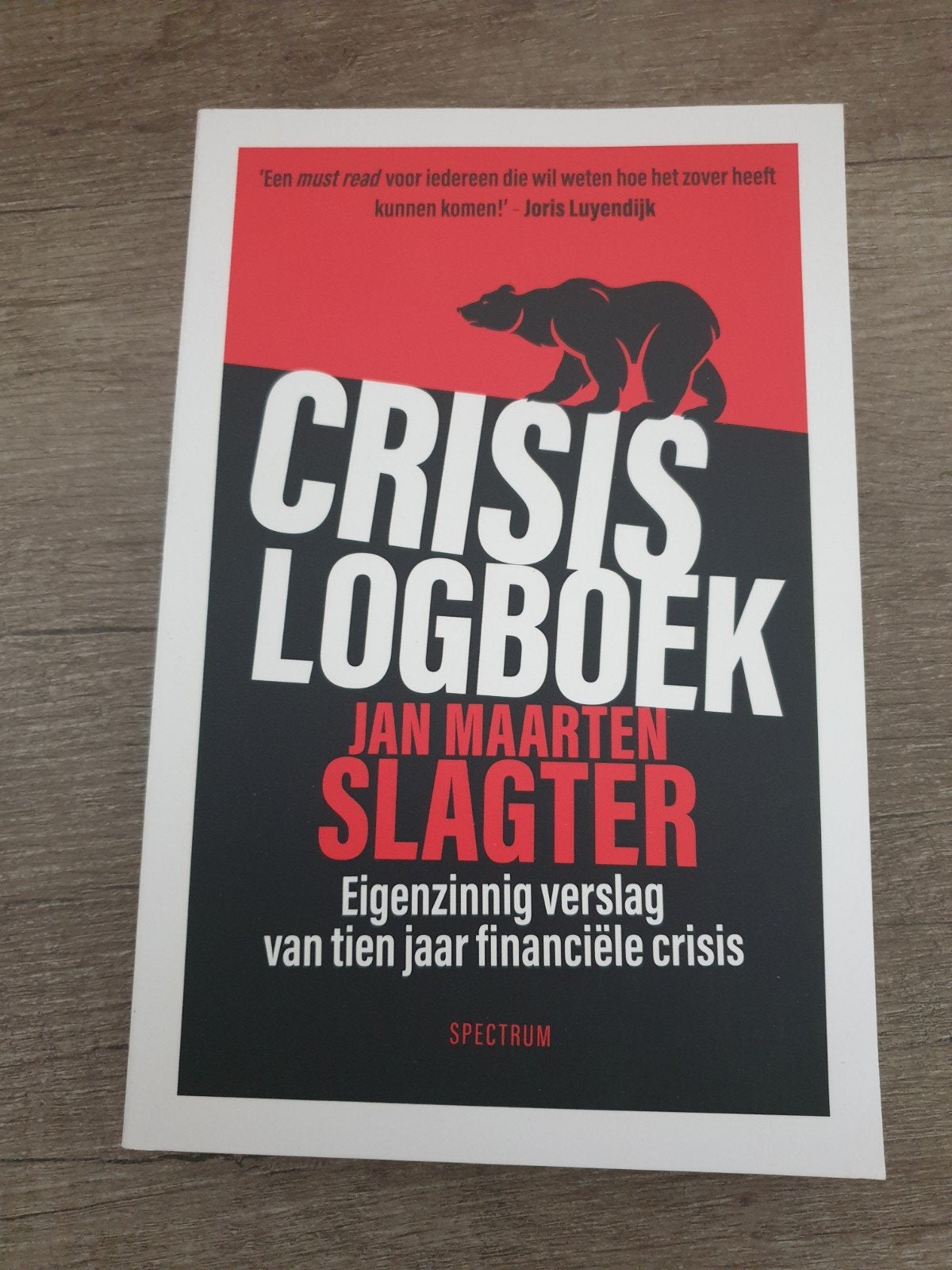 Crisis Logboek - Jan Maarten Slagter, Boeken, Ophalen of Verzenden, Gelezen, Jan Maarten Slagter