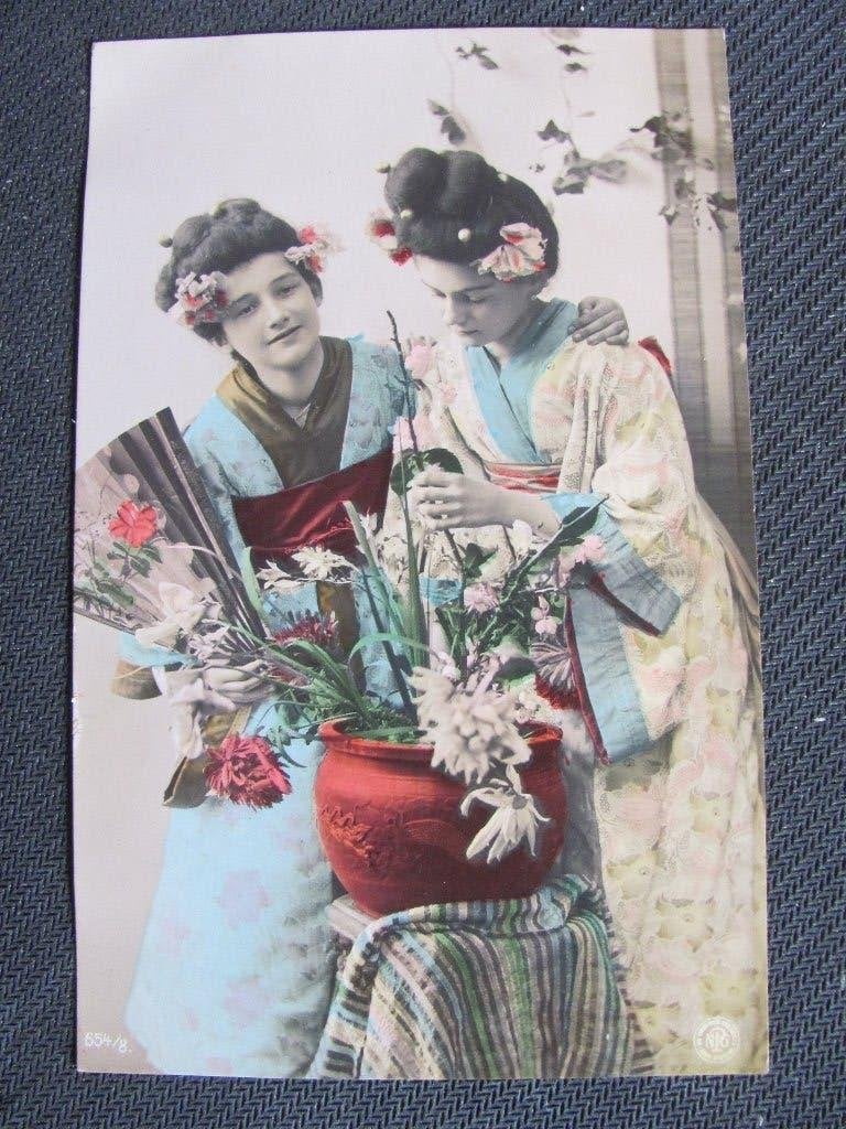 Japonica kaart ca. 1900, Ophalen of Verzenden, Voor 1920