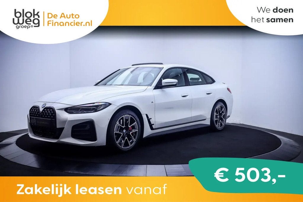 BMW 4 Serie Gran Coupé 420iA M-SPORT PRO € 37.750,00, Automaat, Gebruikt, Wit, Bedrijf