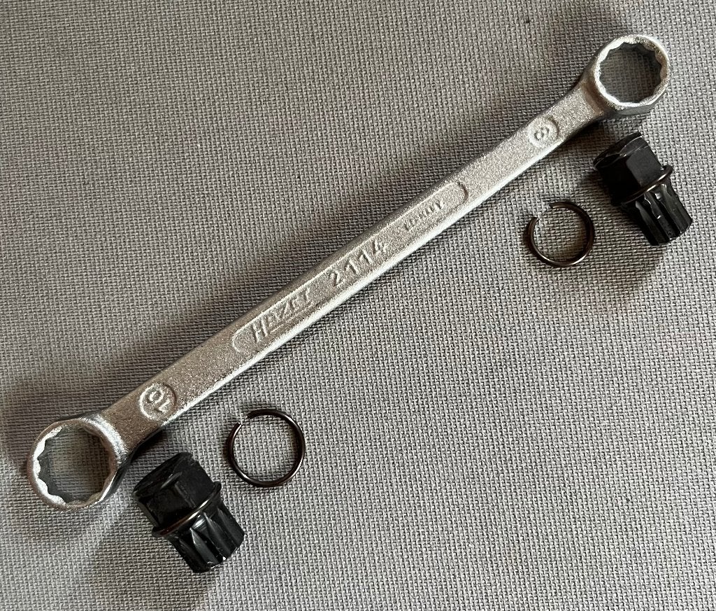 Hazet 2114 Ringsleutel 8 x 10, + interne ring,  Opel en Ford, Ophalen of Verzenden, Zo goed als nieuw