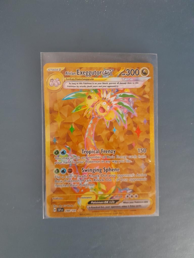 SSP alolan Exeggutor ex 248/191, Ophalen of Verzenden, Nieuw, Losse kaart, Foil