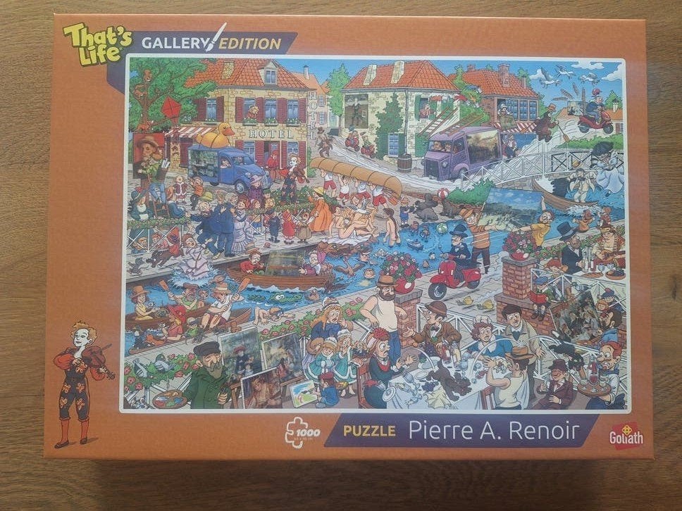 That's Life Gallery Edition Pierre A. Renoir 1000 stukjes, Ophalen of Verzenden, 500 t/m 1500 stukjes, Zo goed als nieuw, Legpuzzel