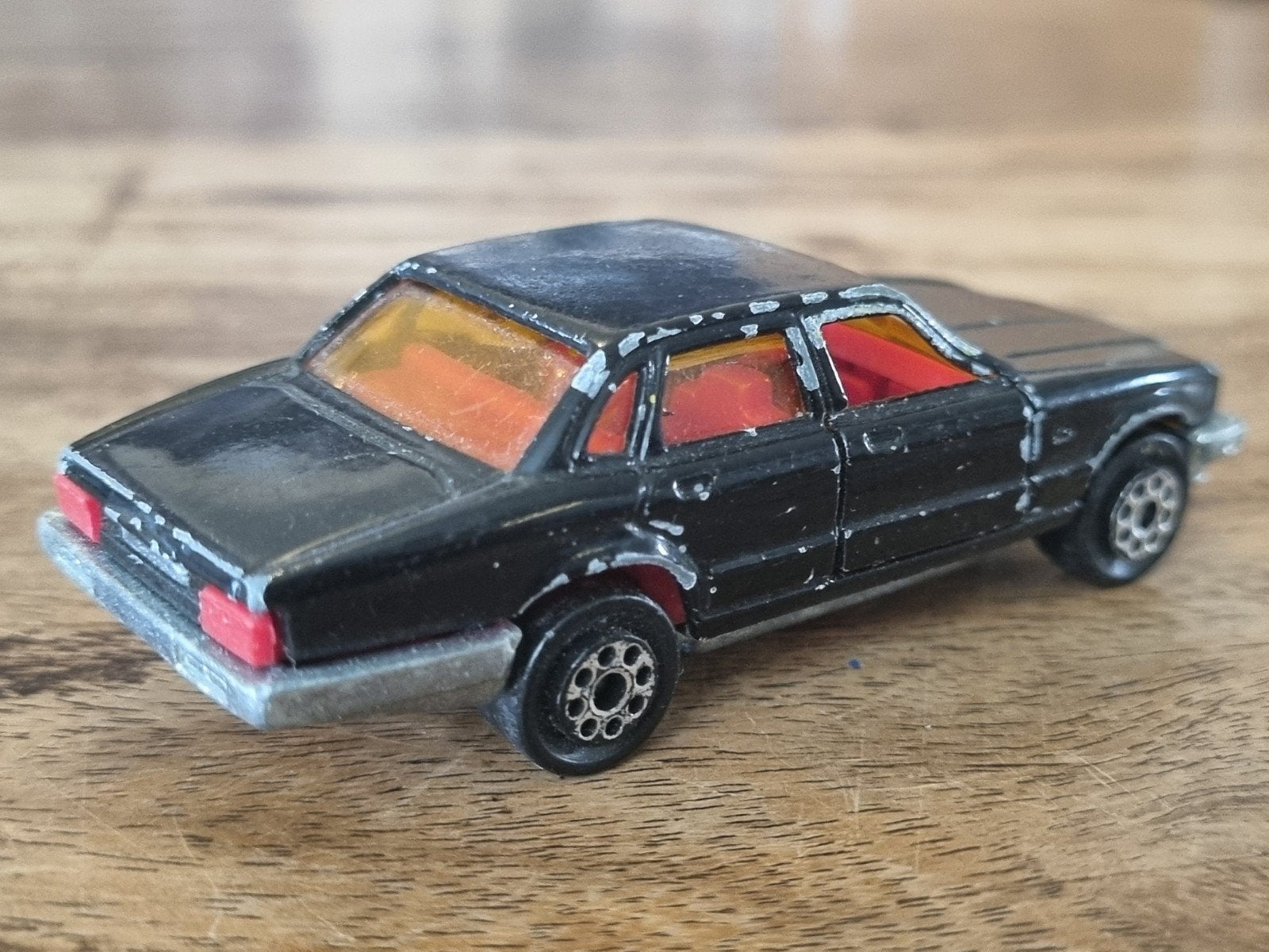 Majorette Jaguar XJ6 Diecast Modelauto - Zwart, Gebruikt, Ophalen of Verzenden, Gebruikt, Auto