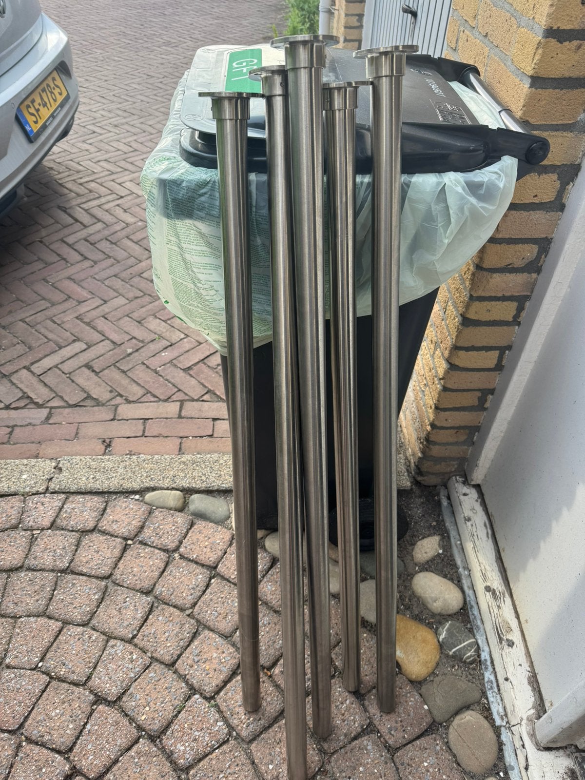 Rvs buizen, Ophalen, Overige typen, 20 tot 40 mm, Zo goed als nieuw