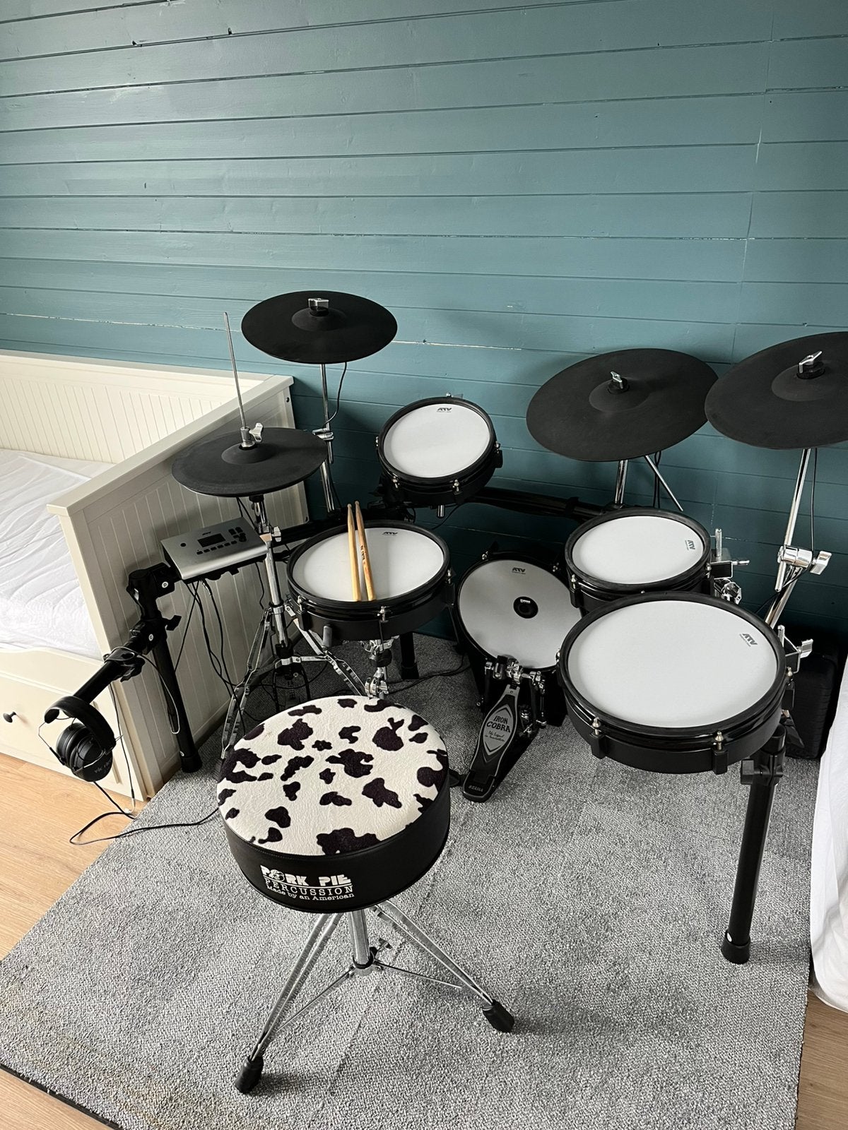 ATV EXS-5 elektronische drumkit, Ophalen, Zo goed als nieuw, Overige merken, Elektronisch
