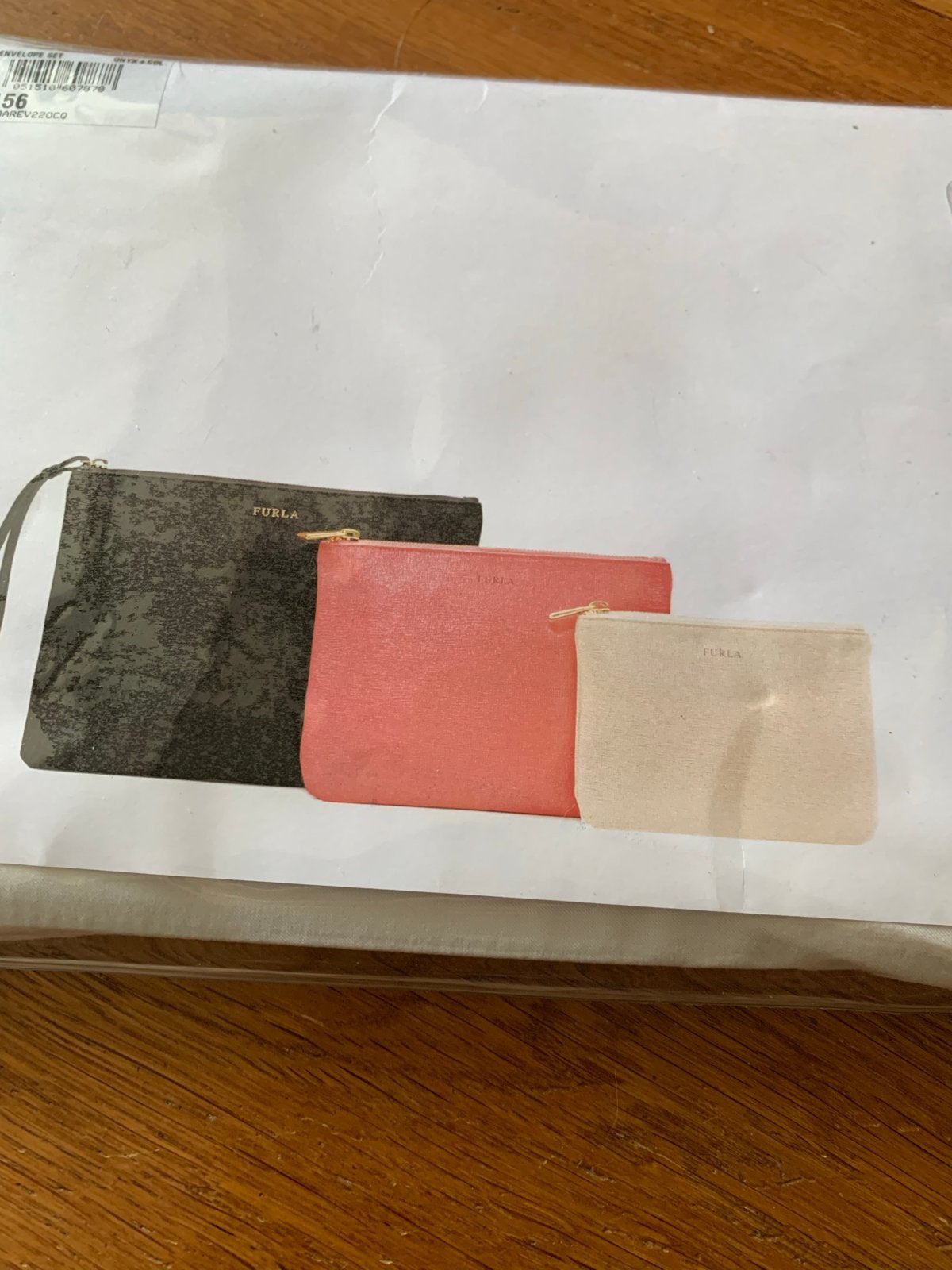Nieuw Furla Royal Envelope Set - 3 Leren Etuis - Furla bags, Ophalen of Verzenden, Nieuw, Zwart, Overige typen