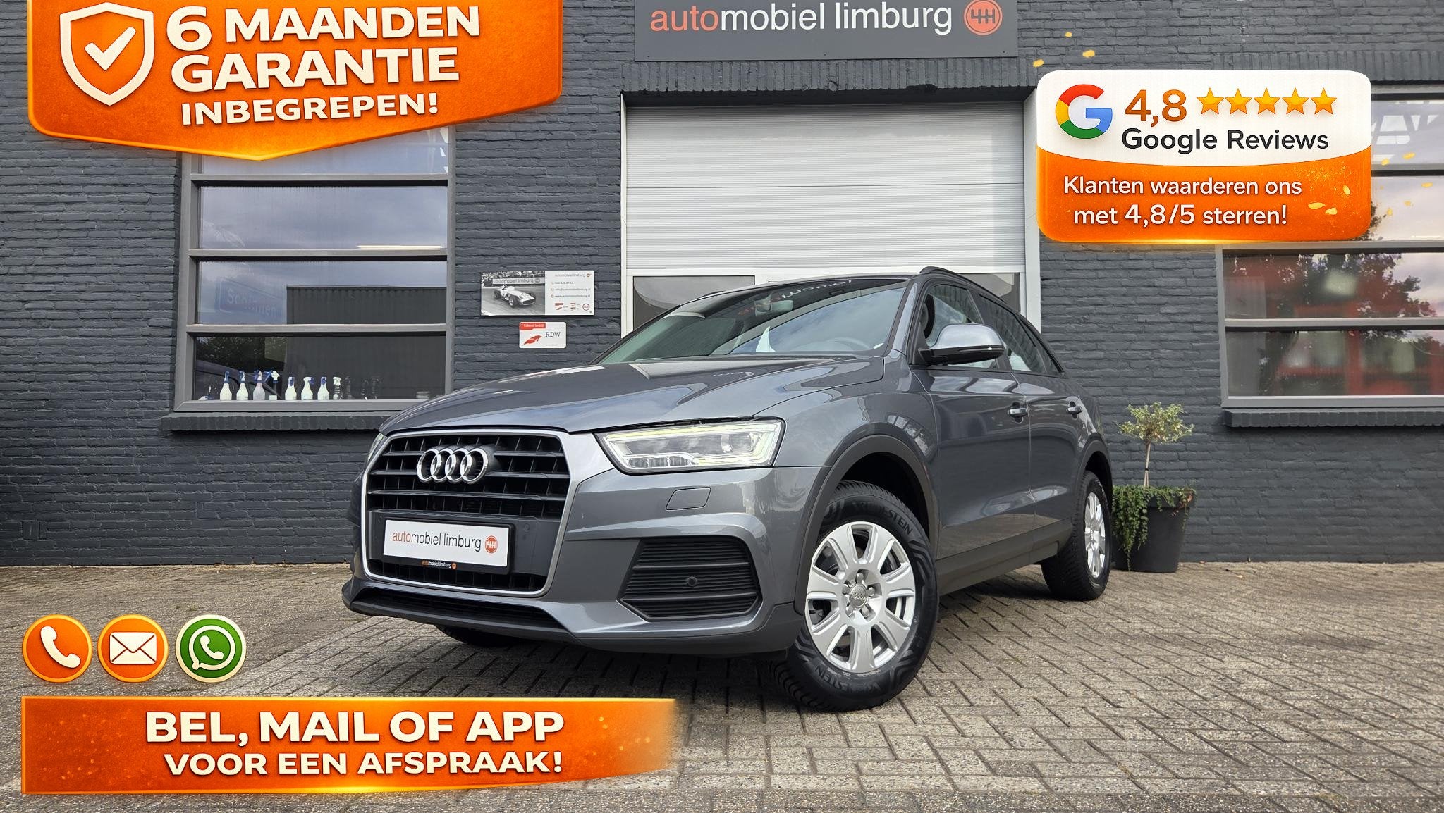 Audi Q3 1.4 TFSI CoD Design | LED | KEYLESS | WEGKLAPBARE TR, Auto's, Voorwielaandrijving, Dealer onderhouden, 4 cilinders, 150 pk