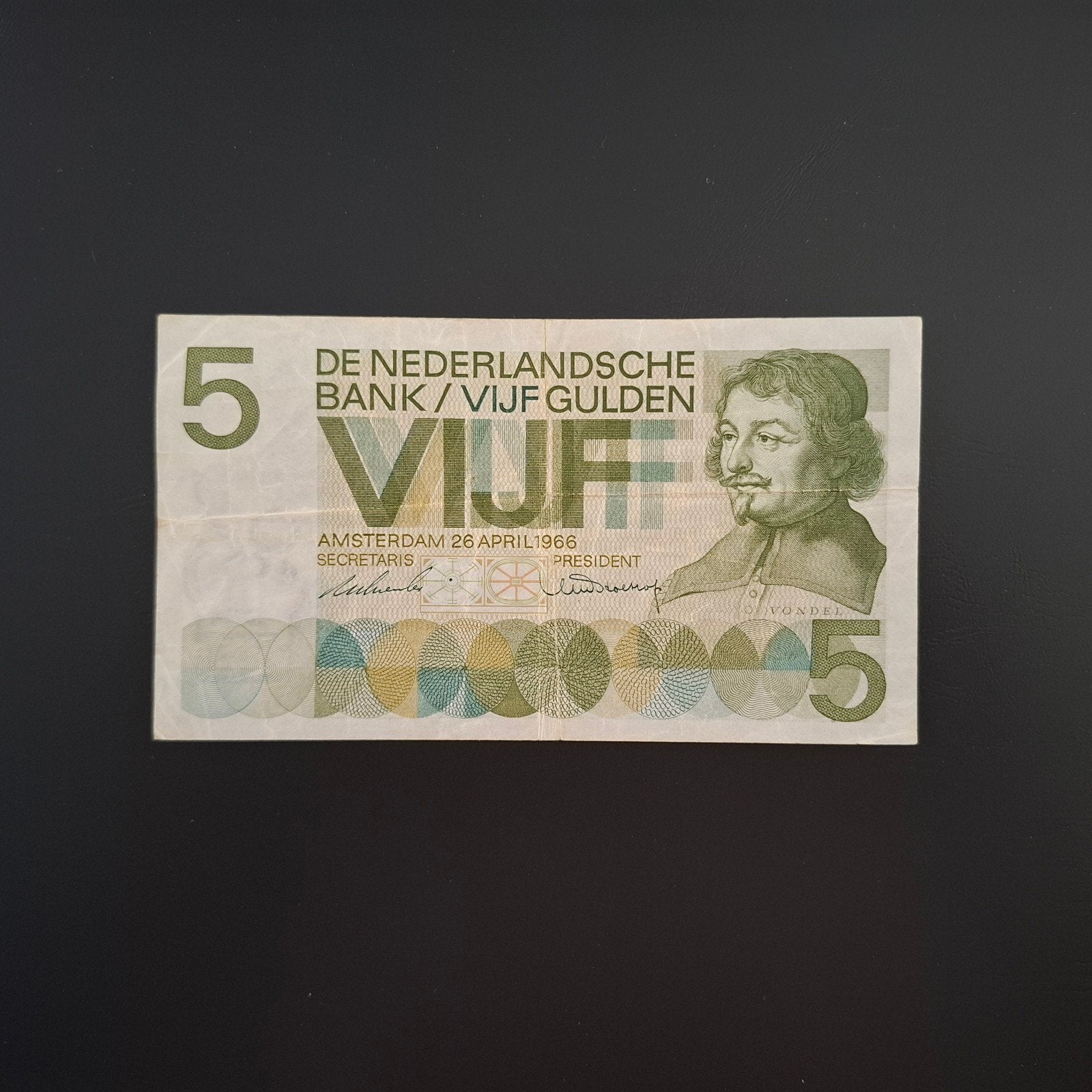 5 gulden Nederland #009, Verzenden, 5 gulden, Los biljet