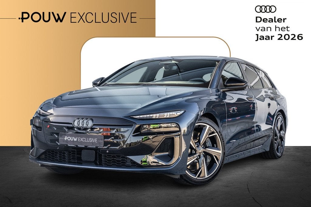 Audi S6 Avant e-tron 503pk quattro 100 kWh | B&O Audio | 360, Auto's, Audi, Automaat, 12 maanden, Blauw, Automatische klimaatregeling
