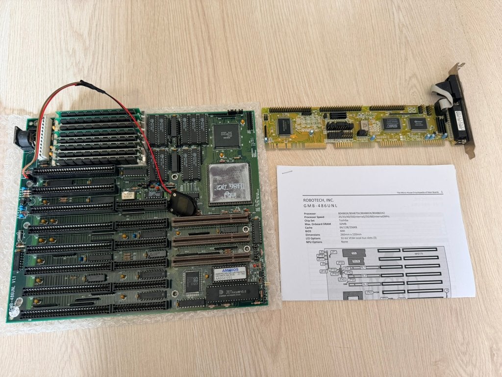 486 VLB set — Gemlight GMB-486UNL, Ophalen of Verzenden