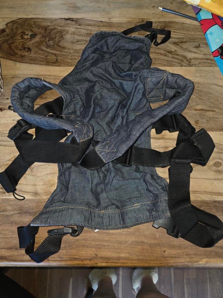 ByKay draagzak in denim look, Ophalen of Verzenden, Buik of Rug, Draagzak, Overige merken
