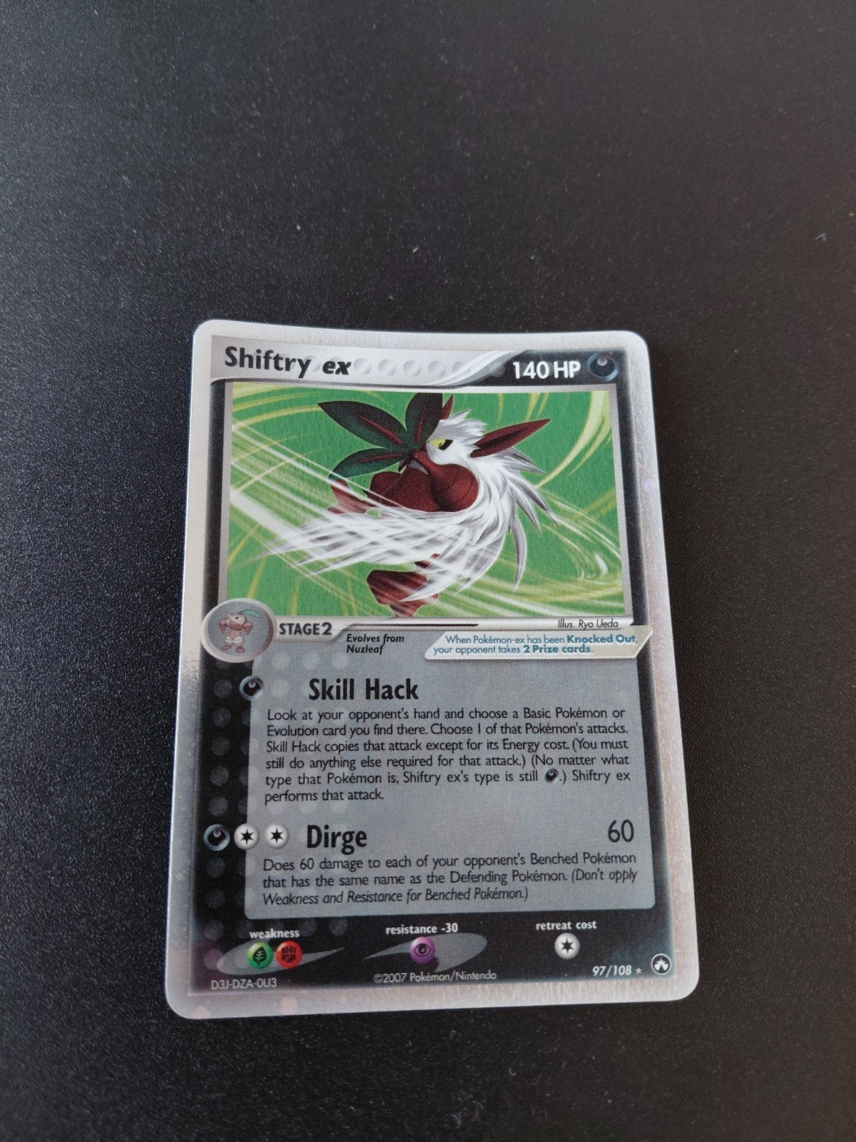 Shiftry EX Power Keepers 97/108 Pokémon Kaart, Ophalen of Verzenden