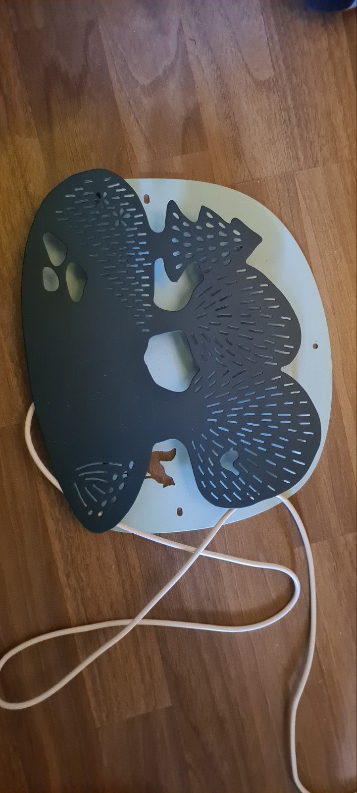 Kinderkamer wandlamp bosdieren thema, Metaal, Meerkleurig, Ophalen of Verzenden, Zo goed als nieuw