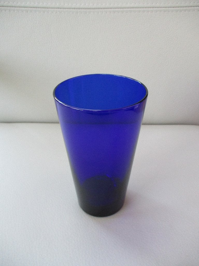Nuutajarvi - Kaj Franck - Finland, Ophalen of Verzenden, Zo goed als nieuw, Blauw, Glas