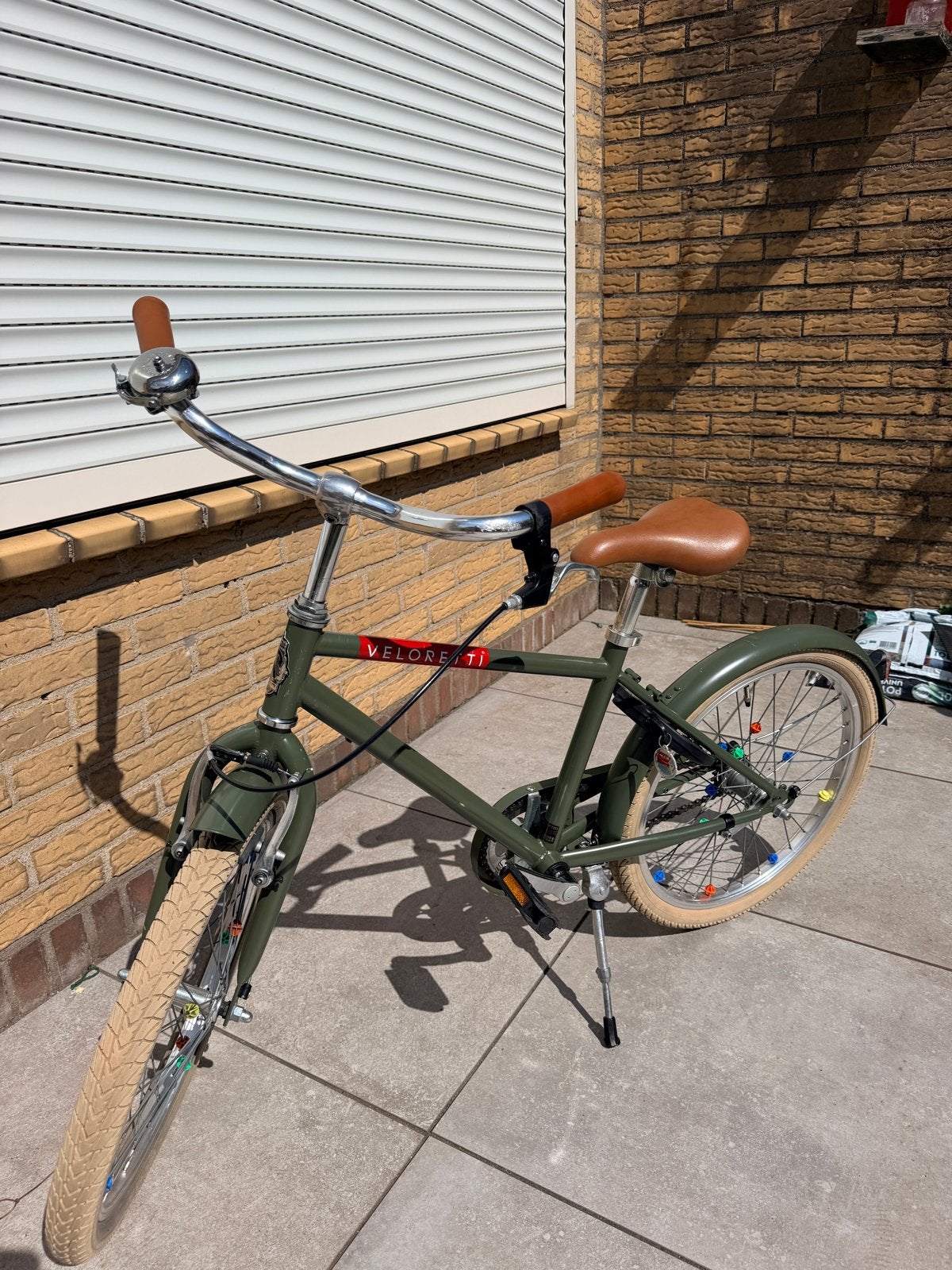 Veloretti Junior groen 16inch, Fietsen en Brommers, Gebruikt, Velgrem, Minder dan 47 cm, Ophalen