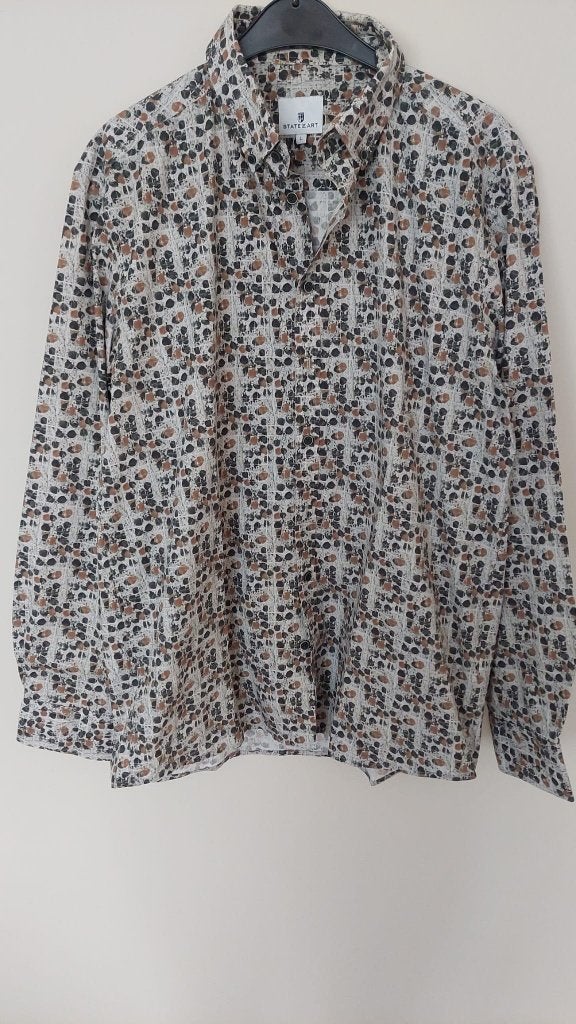 Blouse State of Art - lange mouw L - najaar - amper gedragen, Kleding | Heren, State of Art, Overige kleuren, Ophalen of Verzenden