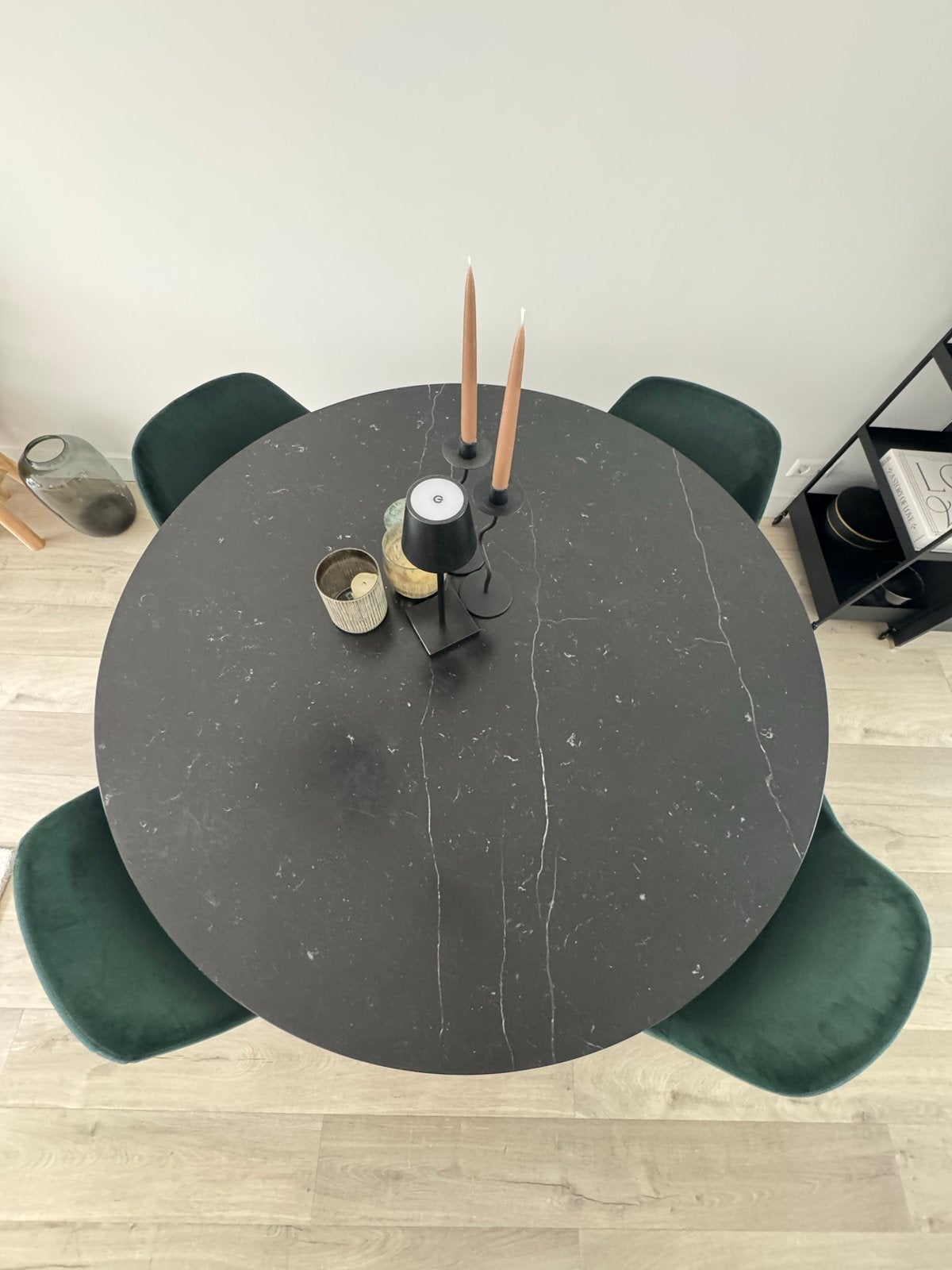 Marmeren eettafel van Table du Sud, 130cm, Overige materialen, 100 tot 150 cm, Rond, Ophalen of Verzenden