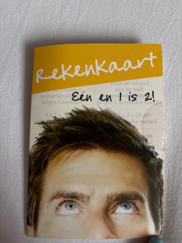 Rekenkaart (incl uitneembare kaart), Diversen, Ophalen of Verzenden, Nieuw
