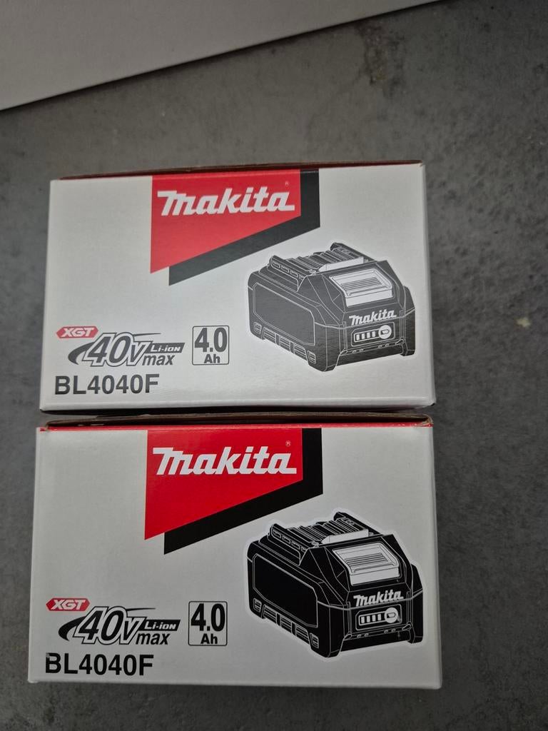 Makita 40v BL4040F NIEUW  2 stuks, Doe-het-zelf en Verbouw, Gereedschap | Machine-onderdelen en Toebehoren, Ophalen of Verzenden