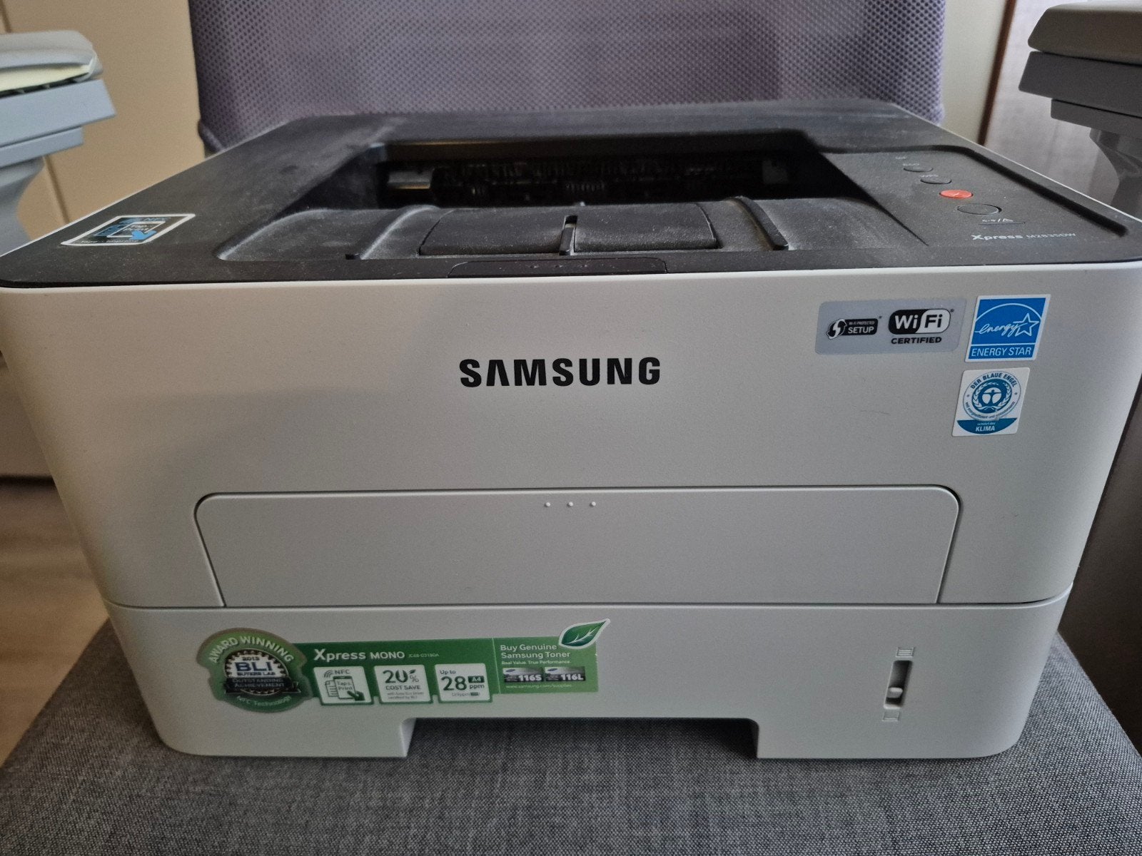 Samsung Xpress M2835DW Laserprinter - Draadloos, Zwart-wit, Computers en Software, Printers, Gebruikt, All-in-one, Laserprinter