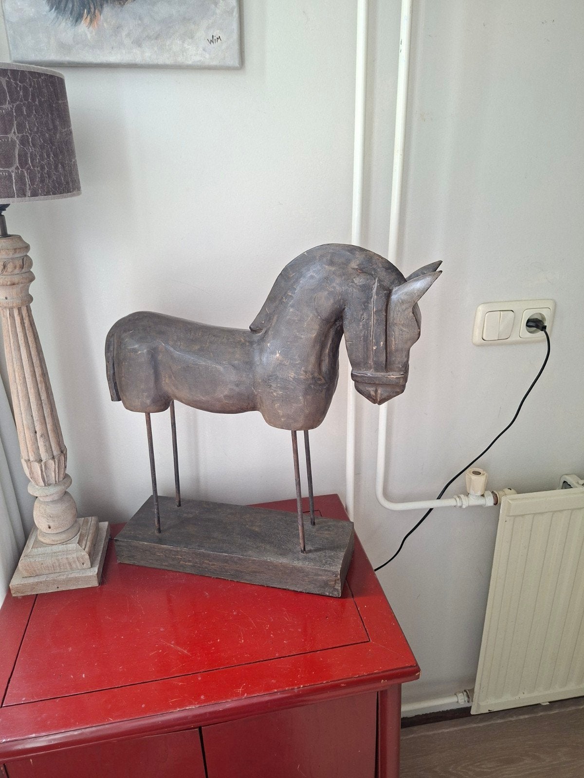 houten paard, Huis en Inrichting, Ophalen, Hout