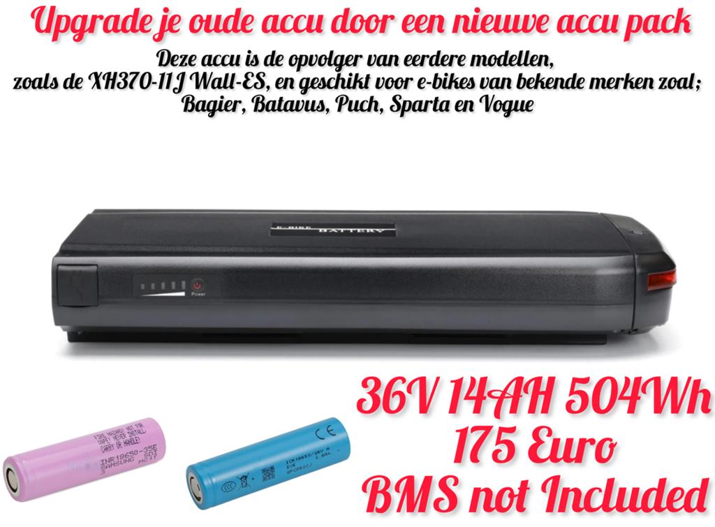 Phylion XH370-13J Wall-ES 36V 14Ah Upgrade Battery Pack, Ophalen of Verzenden, Zo goed als nieuw