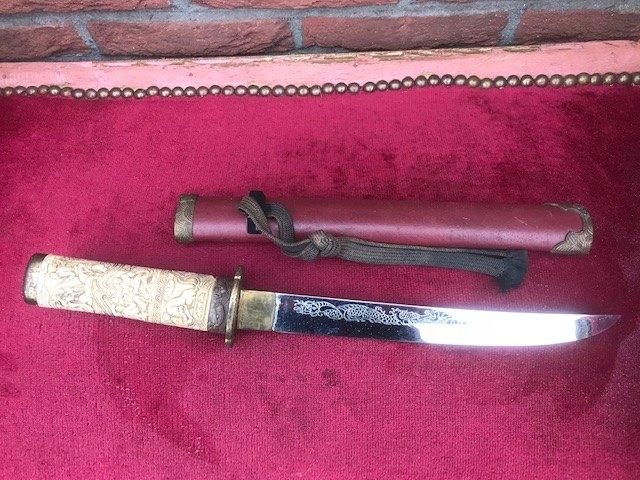 mooie Japanse dolk-tanto, ca 43 cm, Ophalen of Verzenden, Overige soorten, Azië, Mes of Dolk