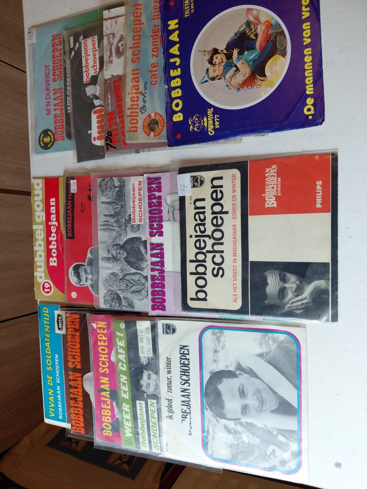 Collectie Bobbejaan Schoepen singles. 19 stu- Diverse genres, Gebruikt, 7 inch, Single, Ophalen of Verzenden
