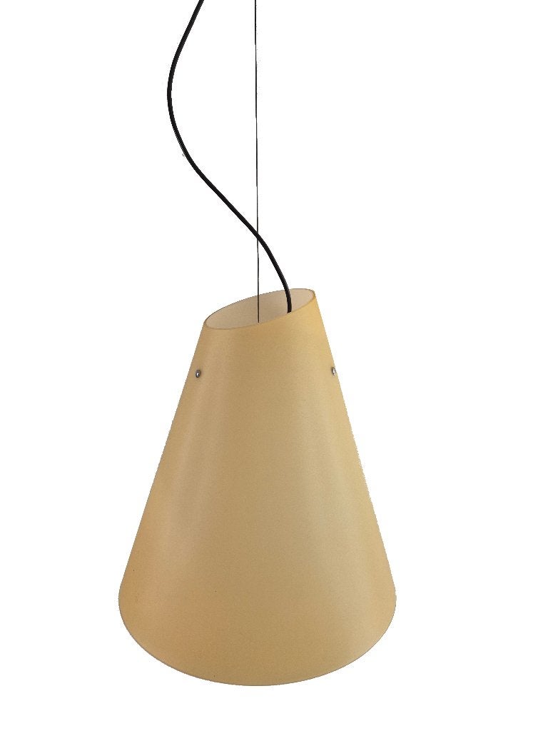 Zeer mooie Leucos XXl Rosanne Toso design hanglamp, Ophalen, Gebruikt, Glas, E27 (groot)