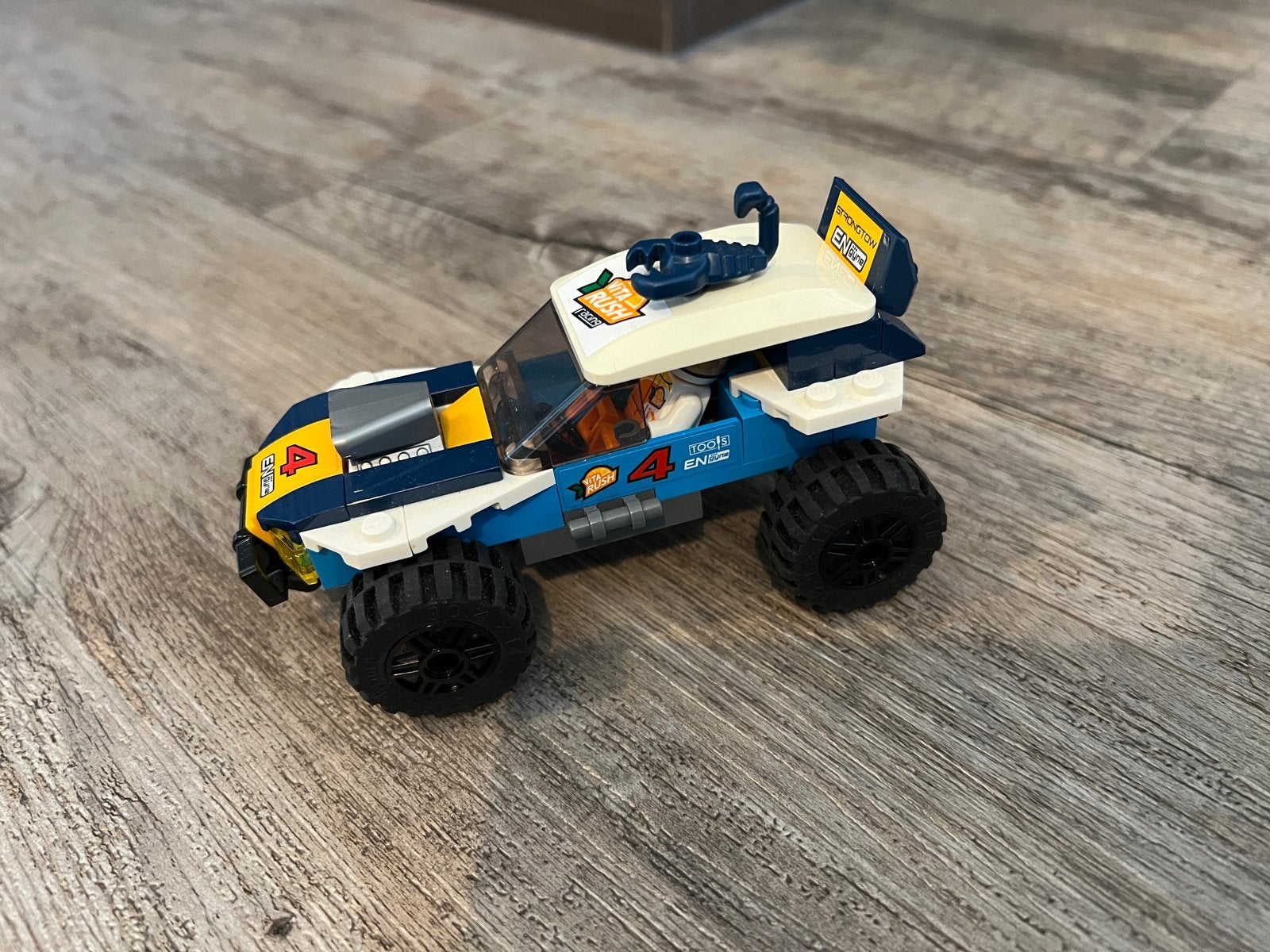 LEGO City 60218 Woestijnrallywagen, Ophalen of Verzenden, Zo goed als nieuw, Overige merken
