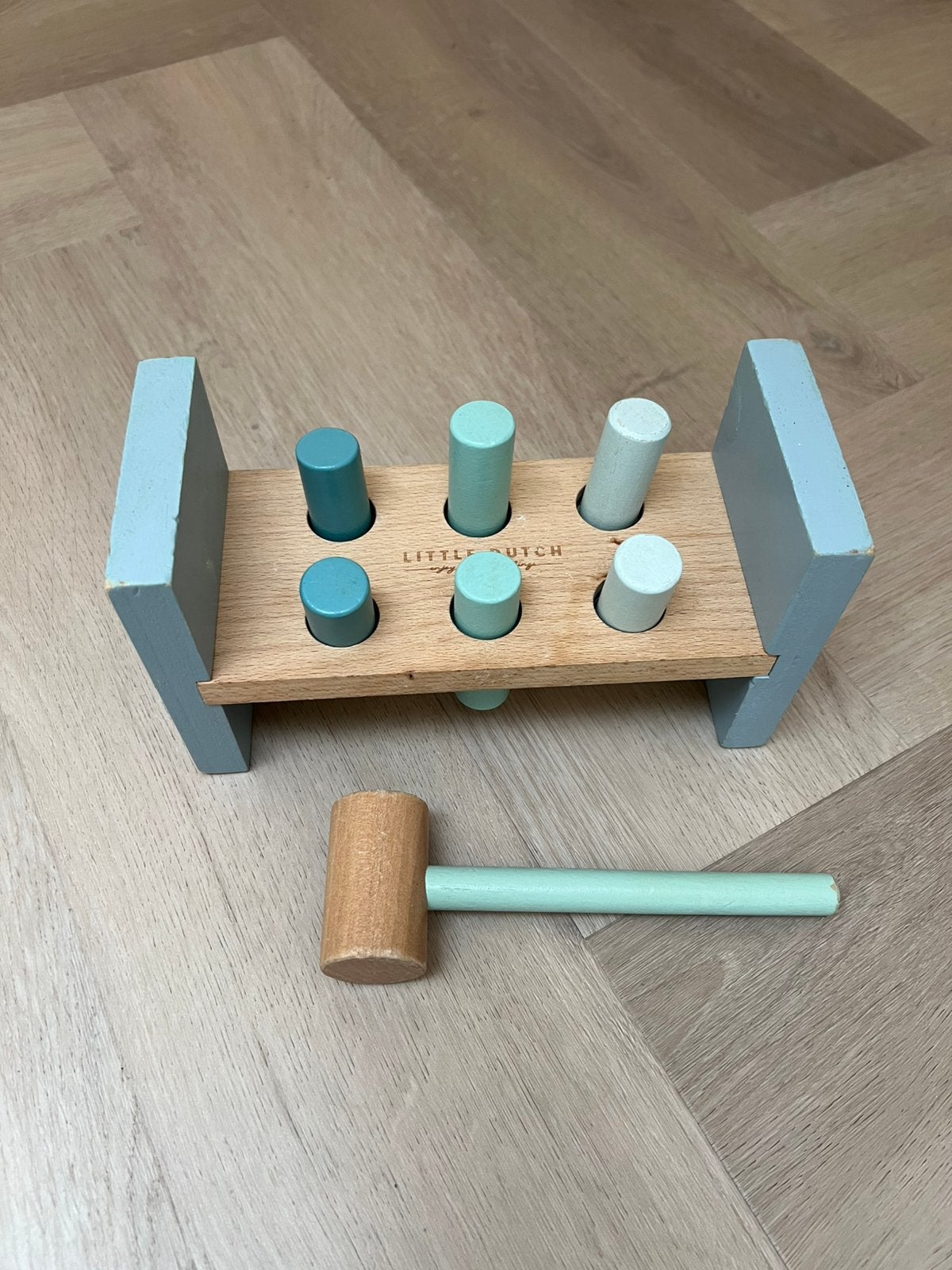 Little Dutch hamerbankje, Kinderen en Baby's, Speelgoed | Houten speelgoed, Ophalen, Gebruikt