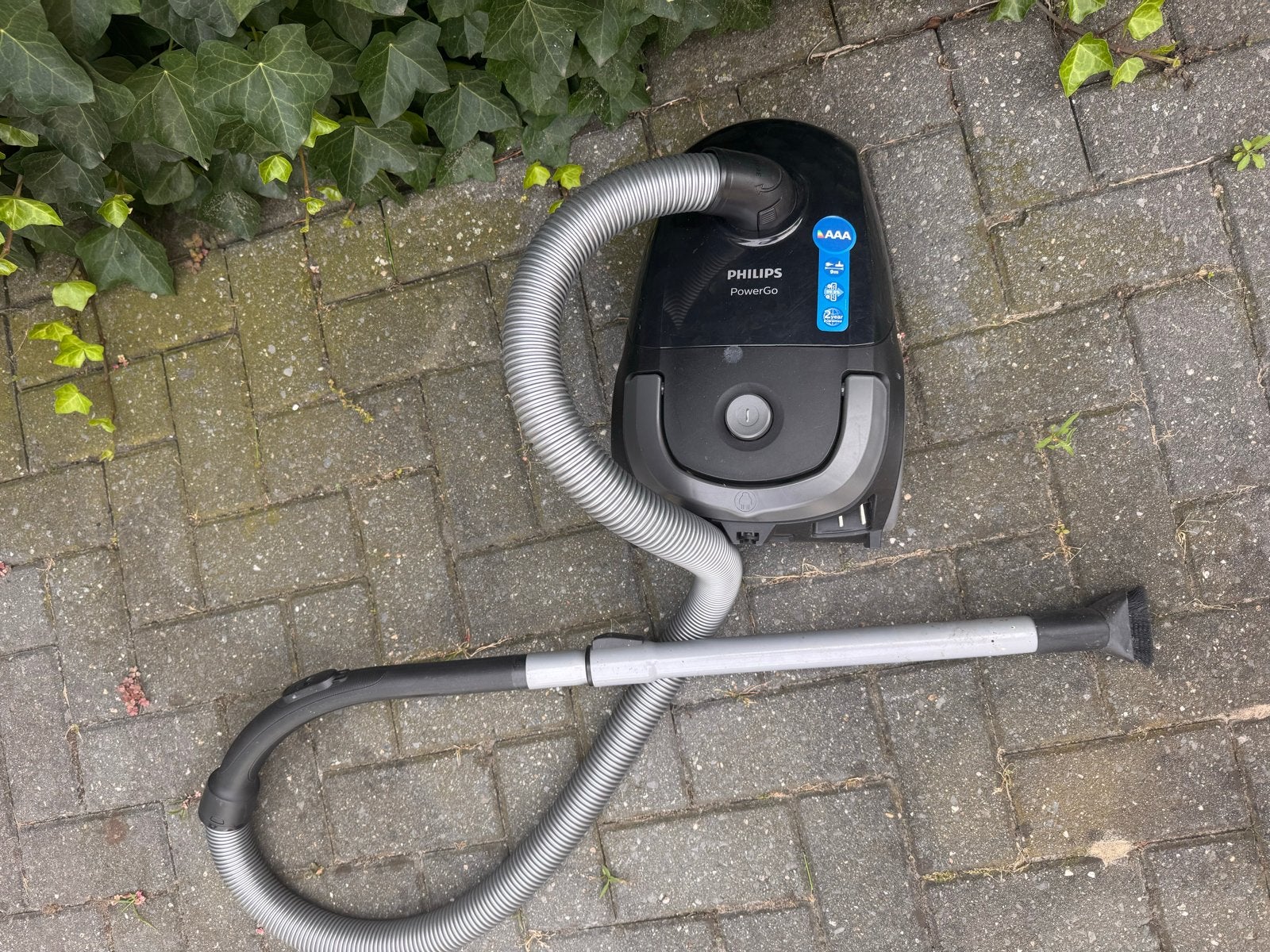 Philips PowerGo stofzuiger, Witgoed en Apparatuur, Stofzuigers, Stofzak, Gebruikt, Philips, Ophalen of Verzenden