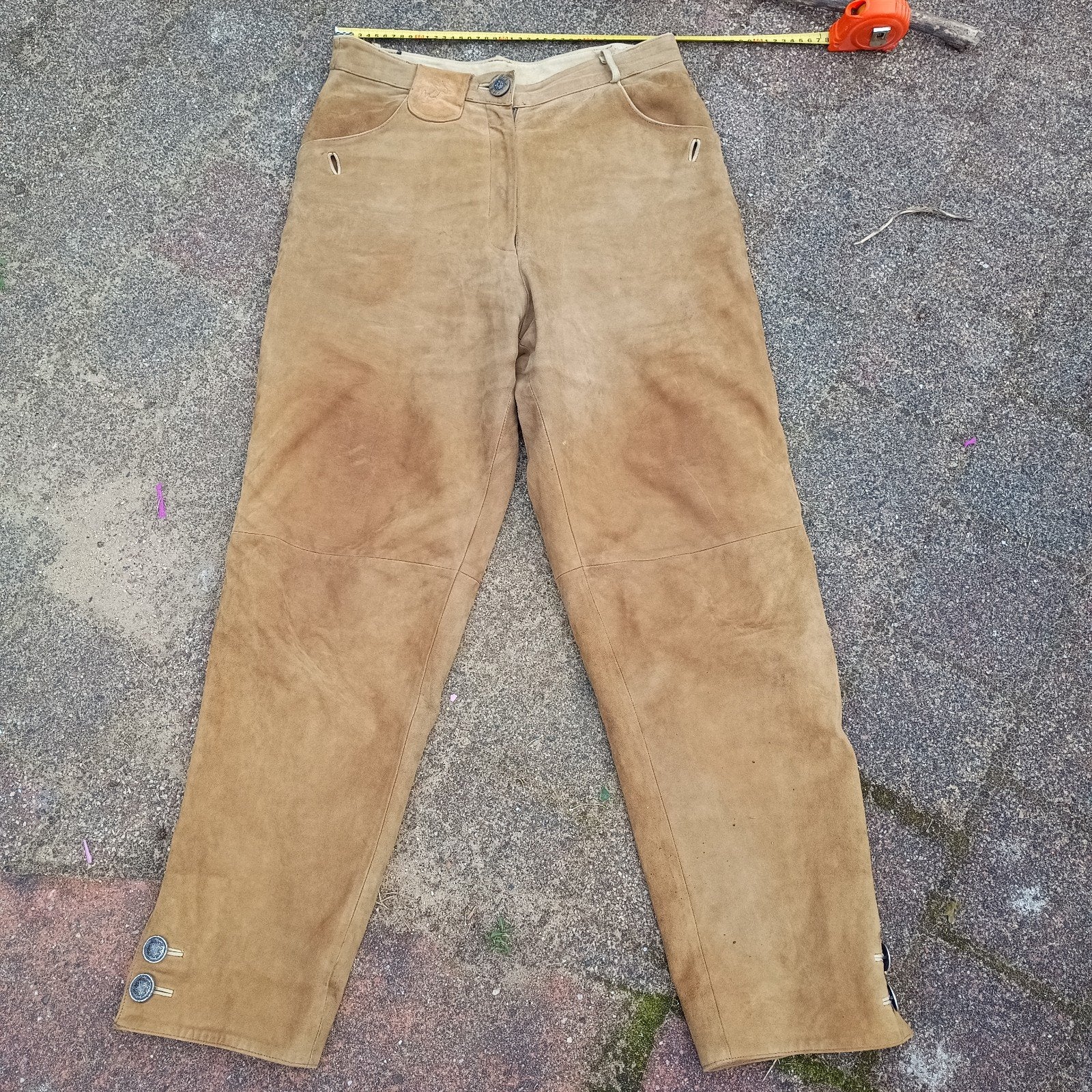 Alt Salzburg 48 unisex trachten lederhose Oktoberfest, Ophalen of Verzenden, Gedragen, Maat 48/50 (M), Overige thema's