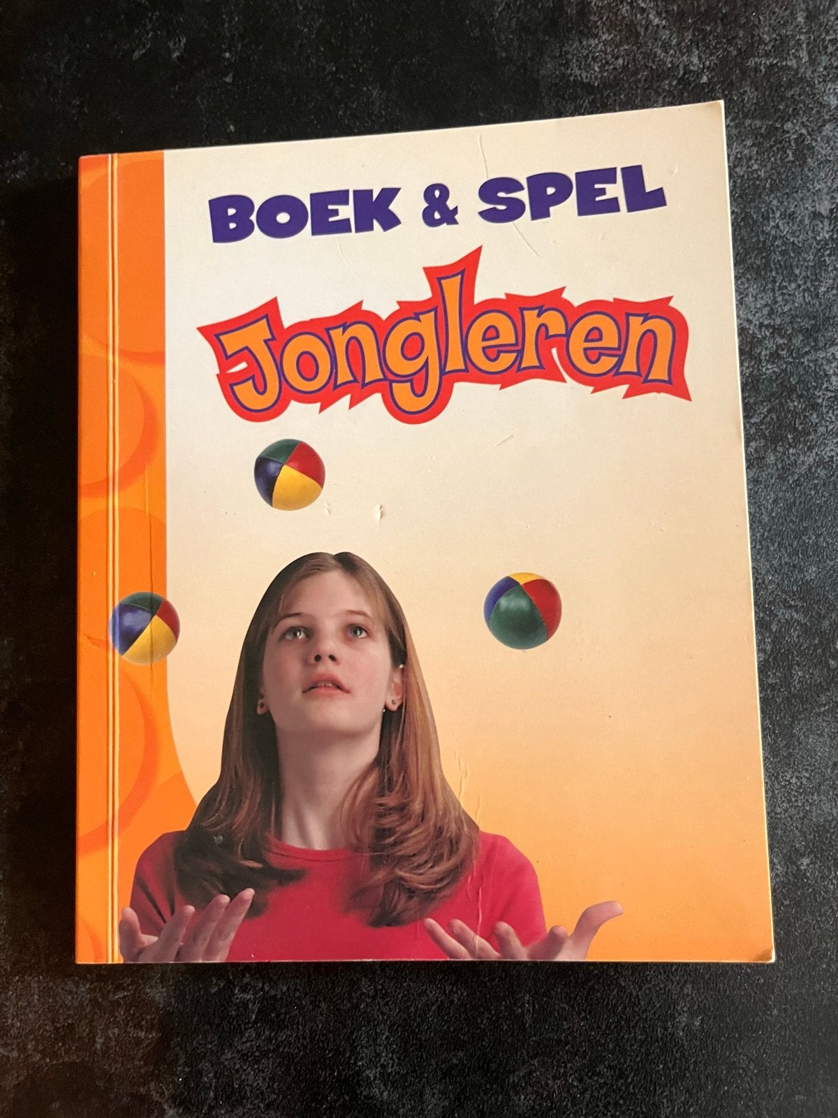 Boek & Spel Jongleren - Leer Jongleren met Dit Boek, Ophalen of Verzenden, Gelezen, Overige onderwerpen, Geschikt voor kinderen
