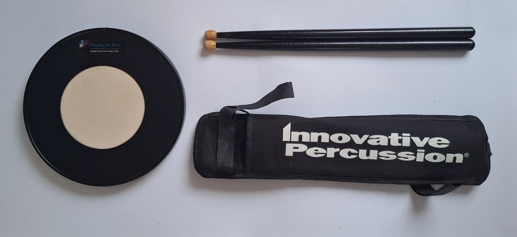 Practice pad met stokken., Onbekend, Ophalen of Verzenden, Onbekend, Gebruikt
