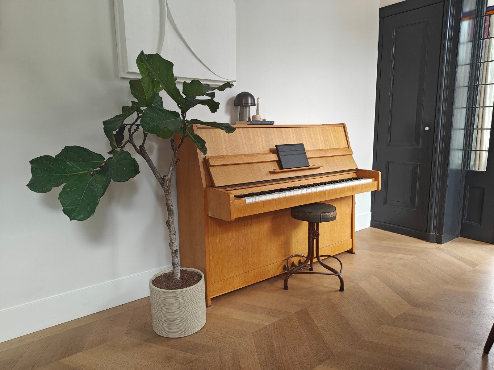 klassieke Sängler & Söhne piano, gestemd, Ophalen, Gebruikt, Bruin, Piano
