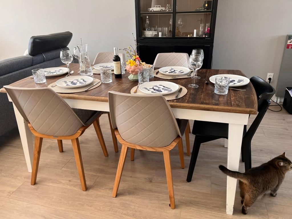 Rivièra Maisom eettafel, Huis en Inrichting, Tafels | Eettafels, Ophalen, Gebruikt, 50 tot 100 cm, 150 tot 200 cm