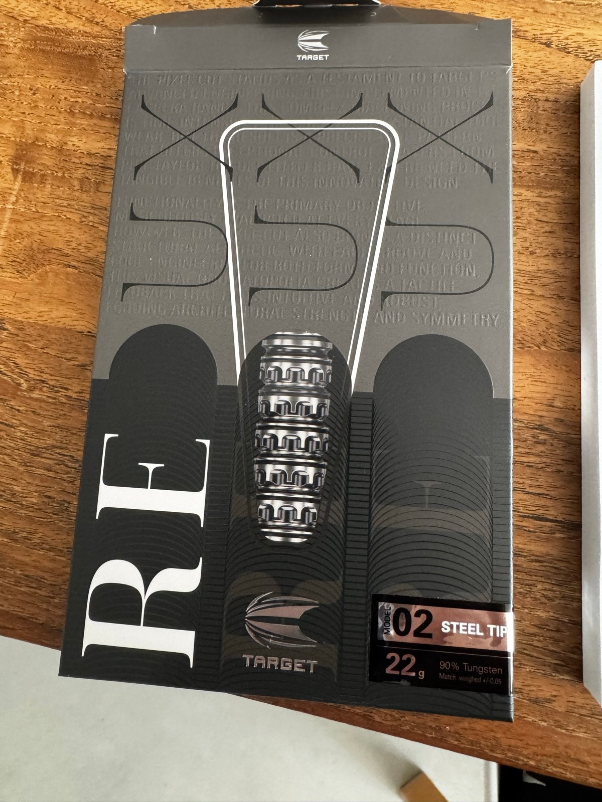 Target Darts REDUX 02 Steel Tip 22g, Ophalen of Verzenden, Zo goed als nieuw, Pijlen