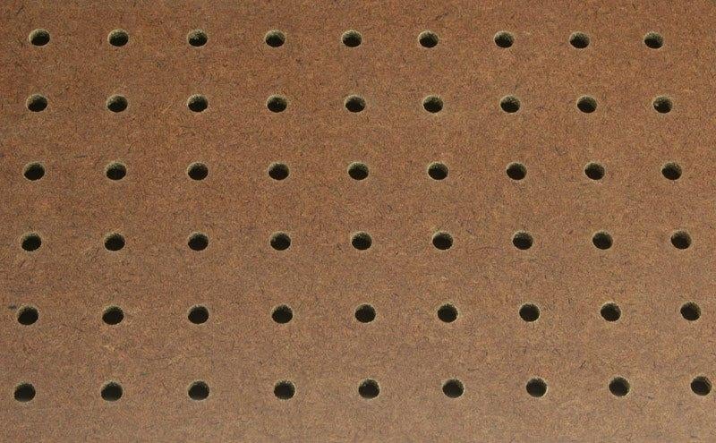 Hardboard bedplaat geperforeerd, Doe-het-zelf en Verbouw, Platen en Panelen, Ophalen of Verzenden, Zo goed als nieuw, Overige materialen