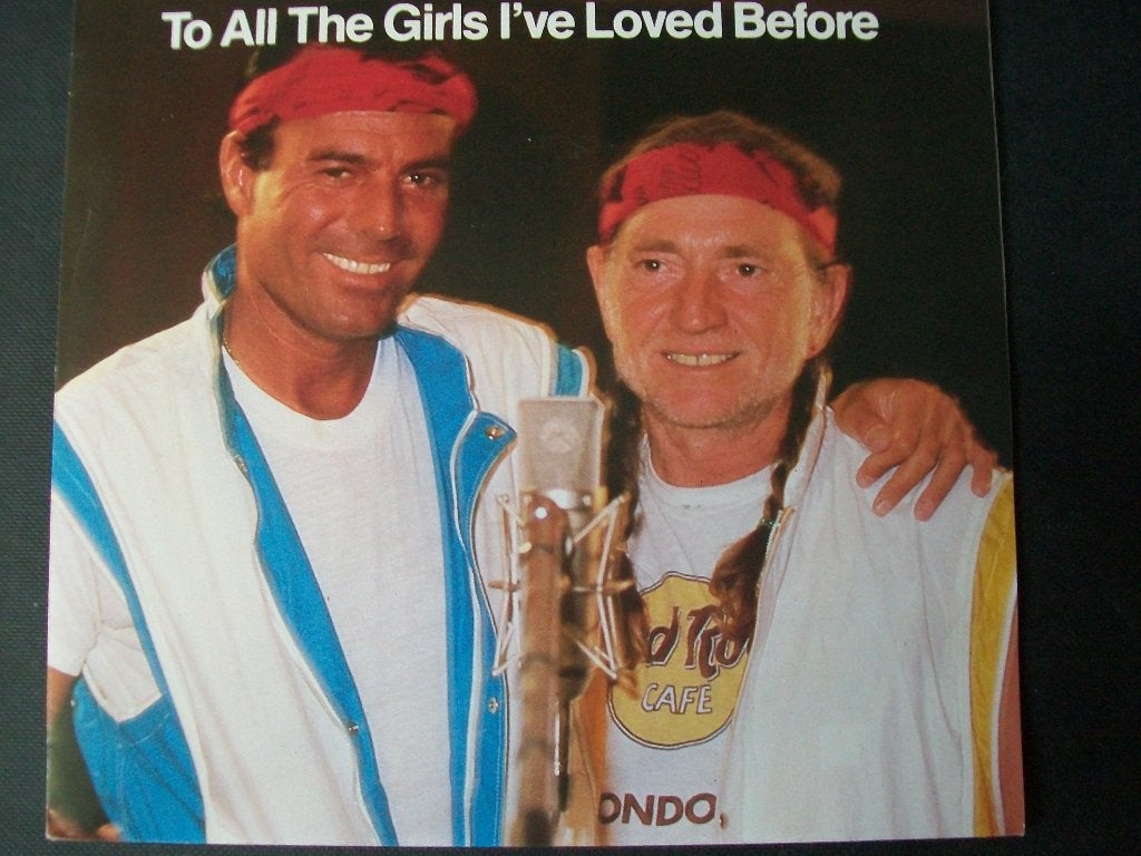 Julio Iglesias & Willie Nelson met To All The Girls ..1984, Cd's en Dvd's, Vinyl Singles, Verzenden, 7 inch, Zo goed als nieuw