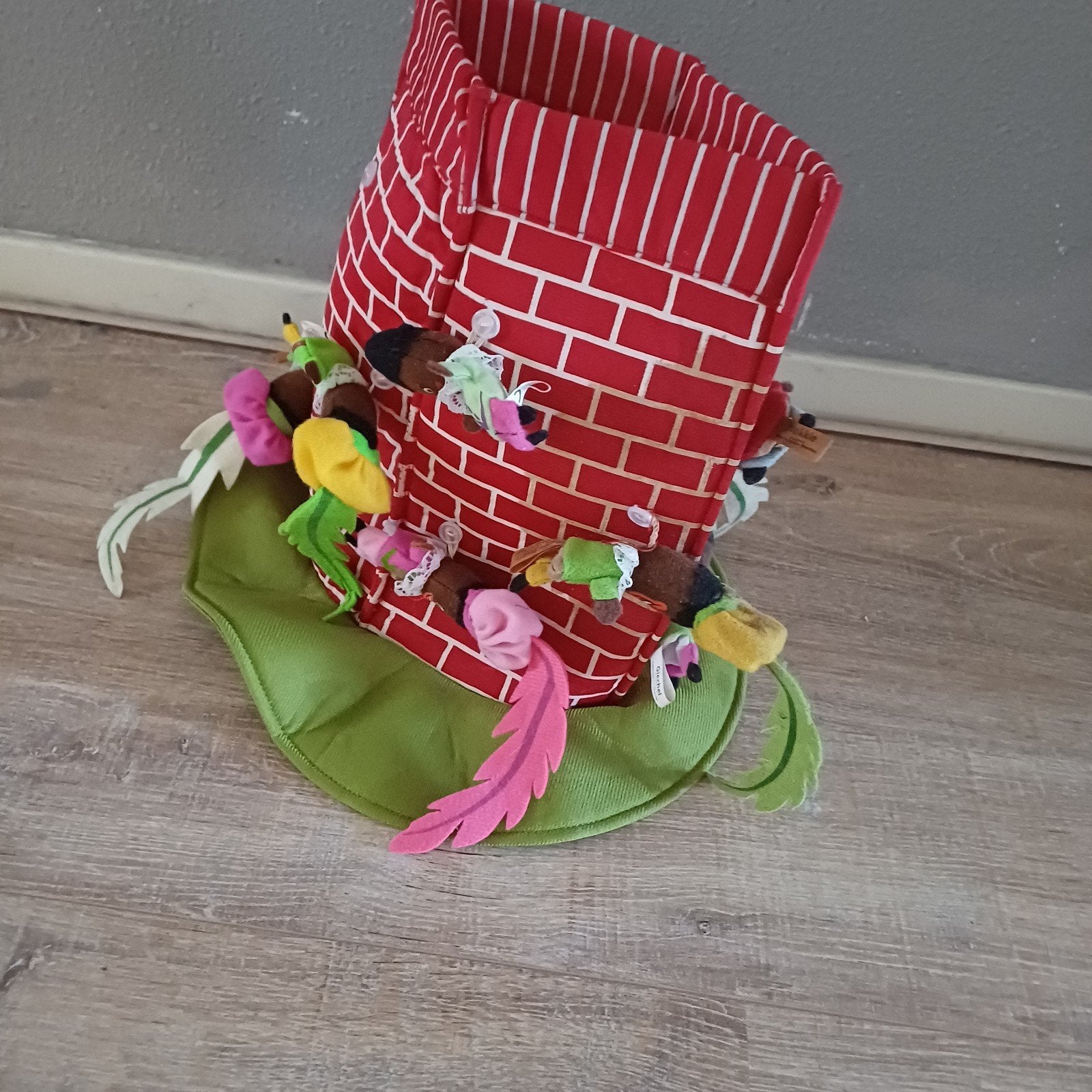 Schoorsteenhoed met pietjes Sinterklaas, Diversen, Sinterklaas, Ophalen of Verzenden, Gebruikt