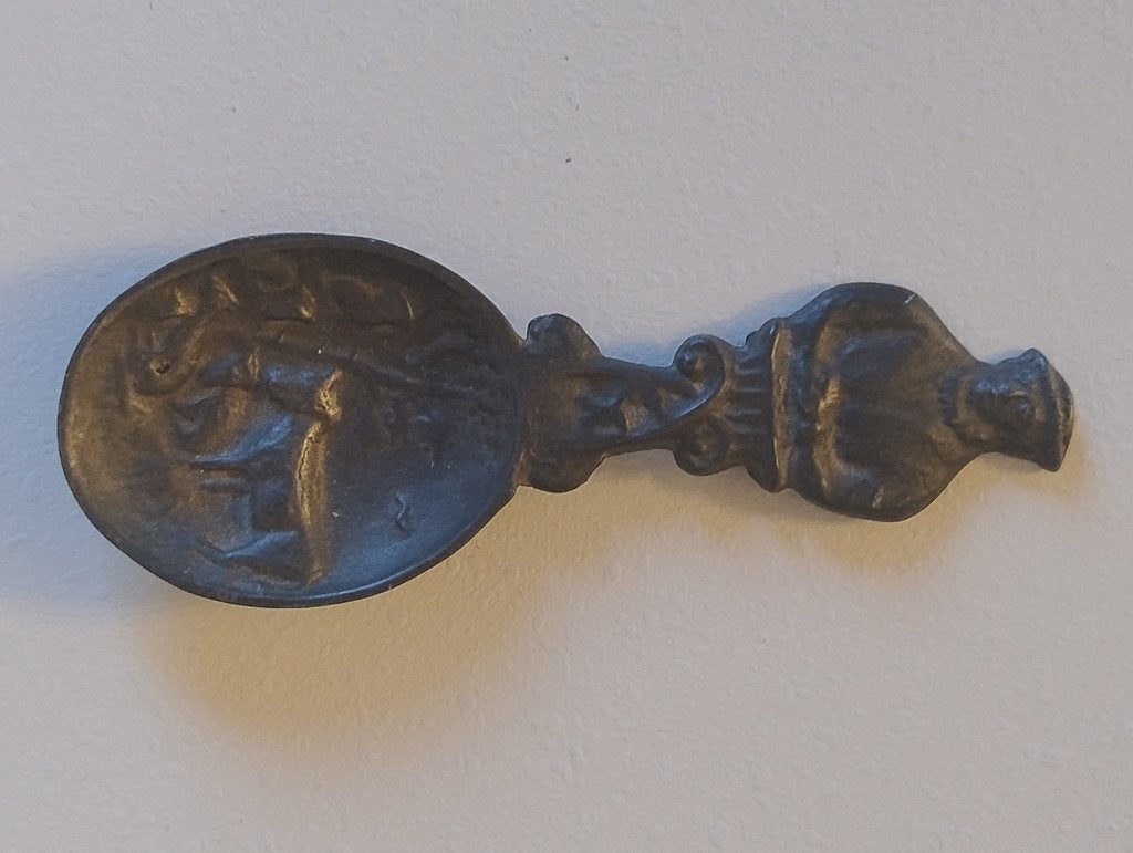 Tinnen lepel Oud Hollands tingieterij Leerdam, Ophalen of Verzenden
